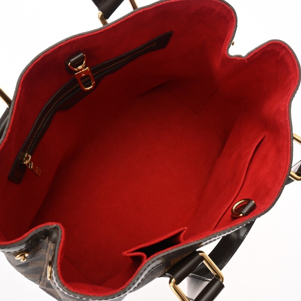 Louis Vuitton Hampstead Handbag Canvas Brown Damier - Picture 11 of 11